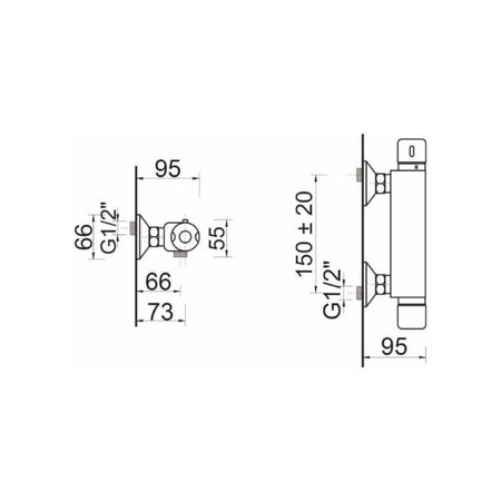Alterna Pro Dusjbatteri