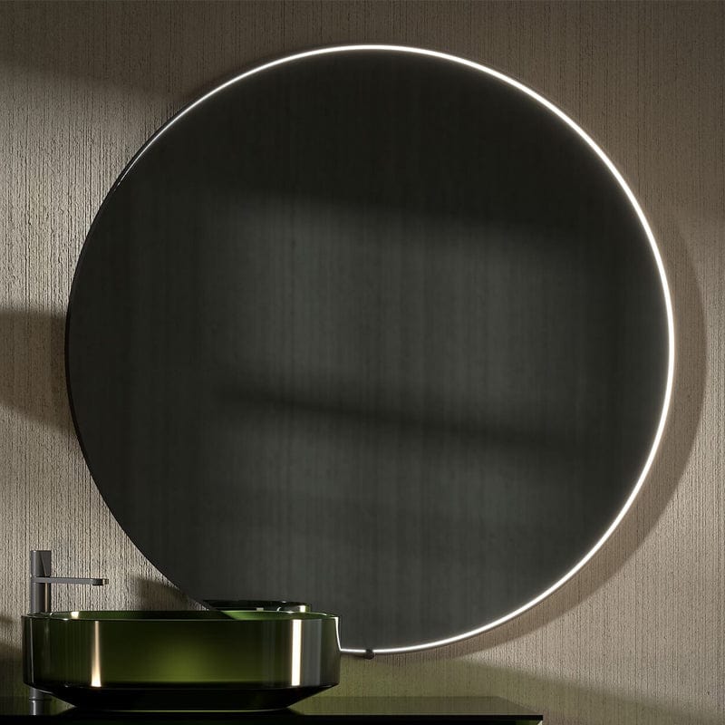 Alterna Umbra Rundt Speil 60cm / Svart Alterna Baderomsspeil GRO-7012711