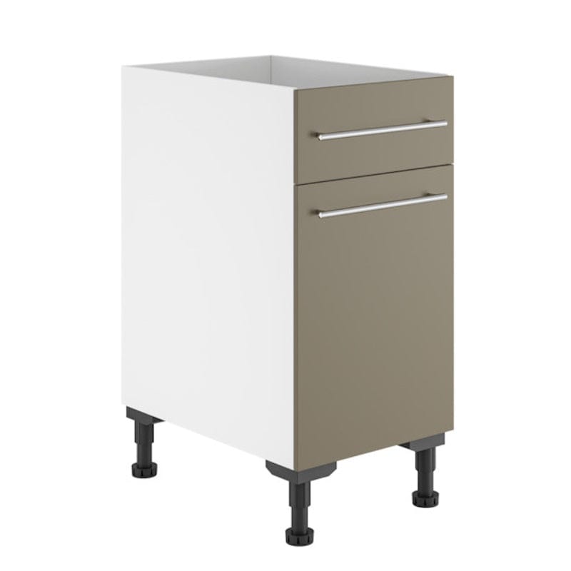 Alterna vaskerom: Benkeskap 40cm m/1 dør og 1 skuff Sand matt / 40cm Alterna Benkeskap vaskerom GRO-7011822