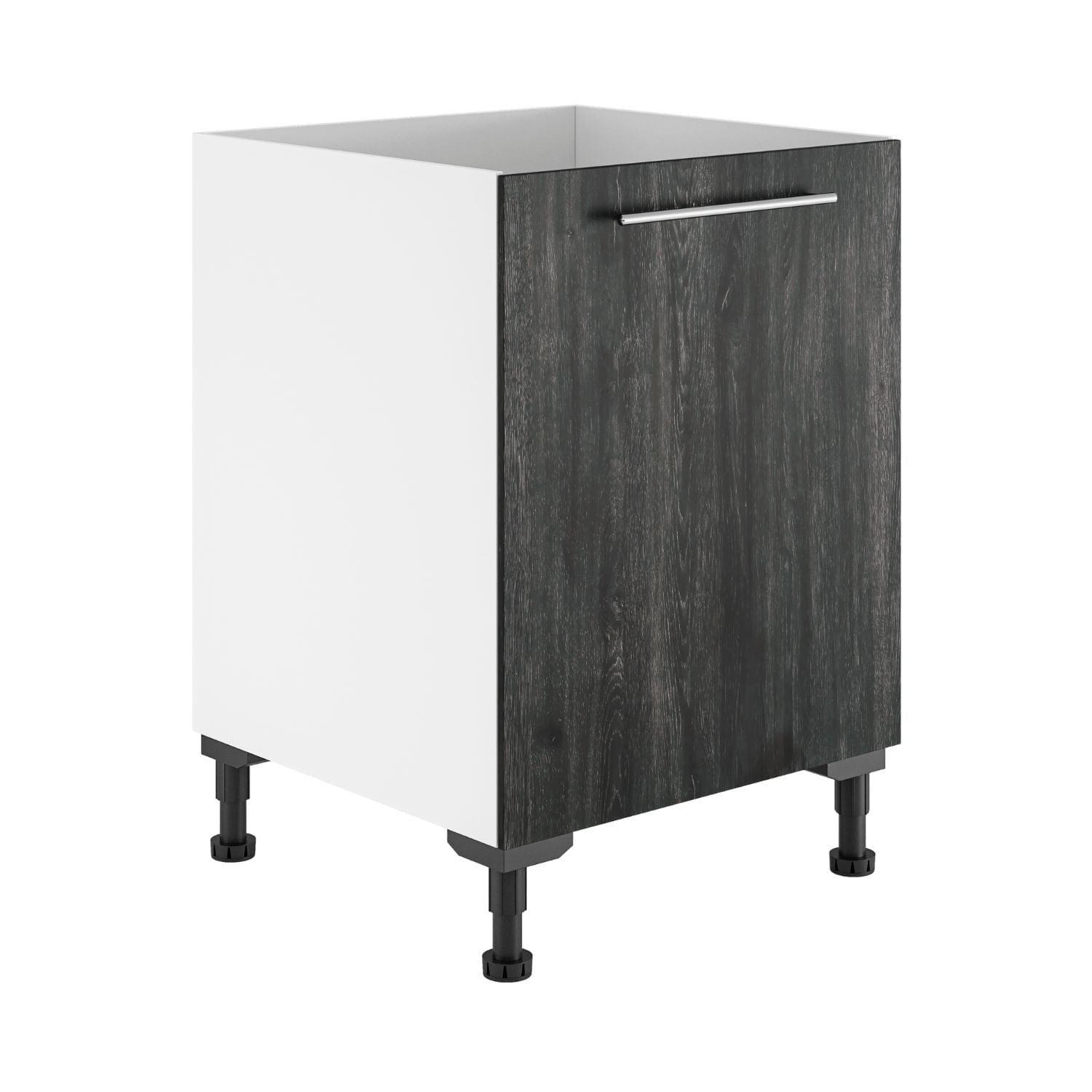 Alterna vaskerom: Benkeskap 60cm m/skittentøykurv Mørk eik / 60cm Alterna Benkeskap vaskerom GRO-7012619