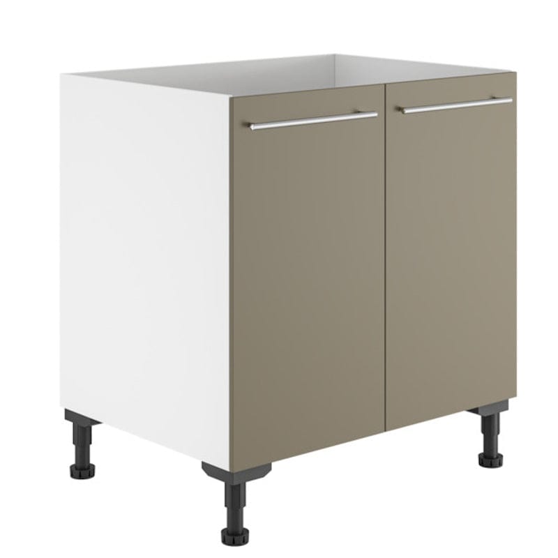 Alterna vaskerom: Benkeskap B60-80xD60xH72cm m/2 dører Sand matt / 80cm Alterna Benkeskap vaskerom GRO-7011817