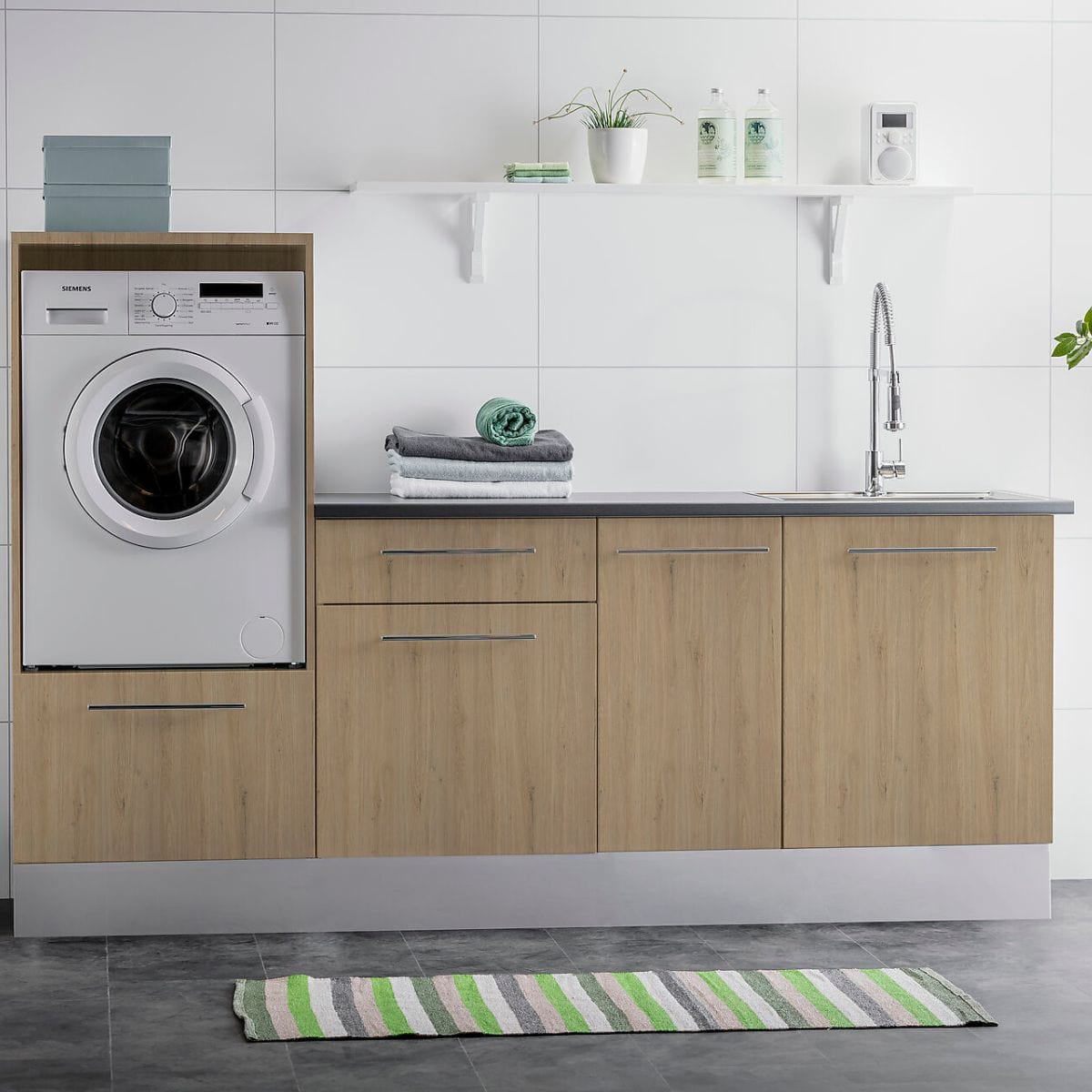 Alterna vaskerom: Blindpanel B20xD1,6xH72-196,5cm Alterna Tilbehør vaskeromsinnredning