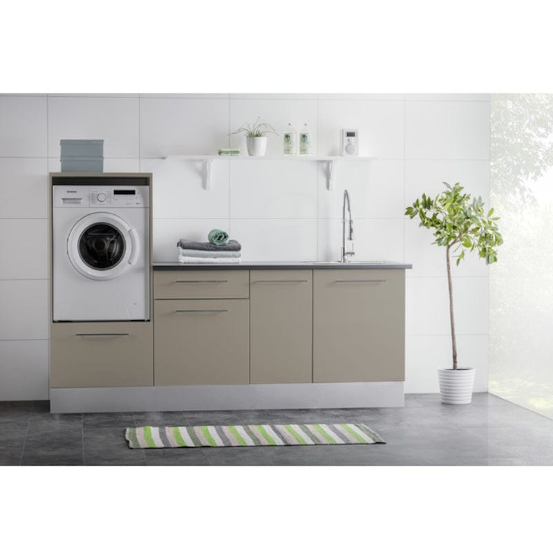 Alterna vaskerom: Dekkside 60x90cm for vaskemaskin Sand matt / 60x90cm Alterna Dekkside vaskerom GRO-7011902