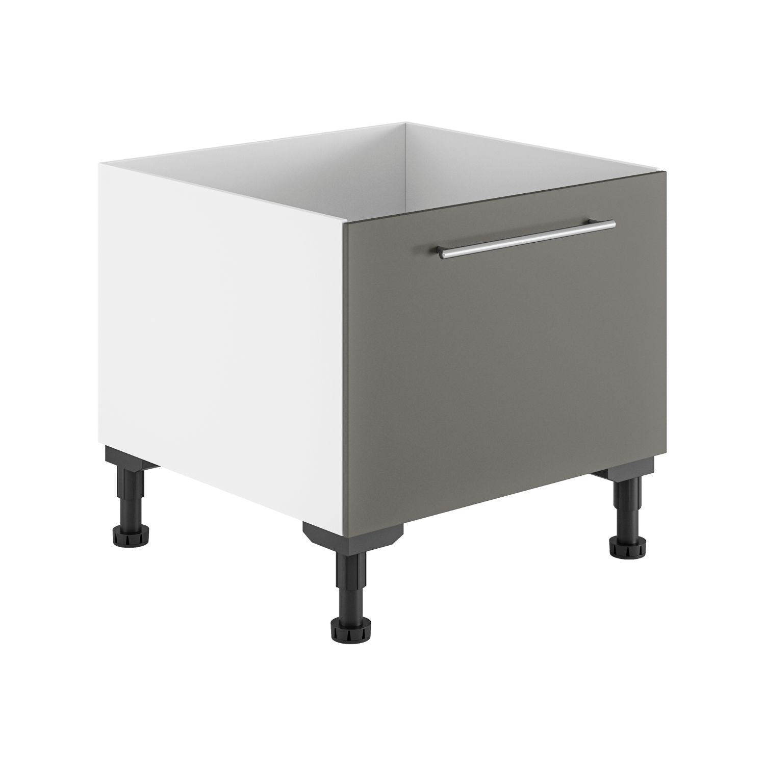 Alterna vaskerom: Lav skuff 63cm for vaskemaskin Grå eik Alterna Benkeskap vaskerom GRO-7011854