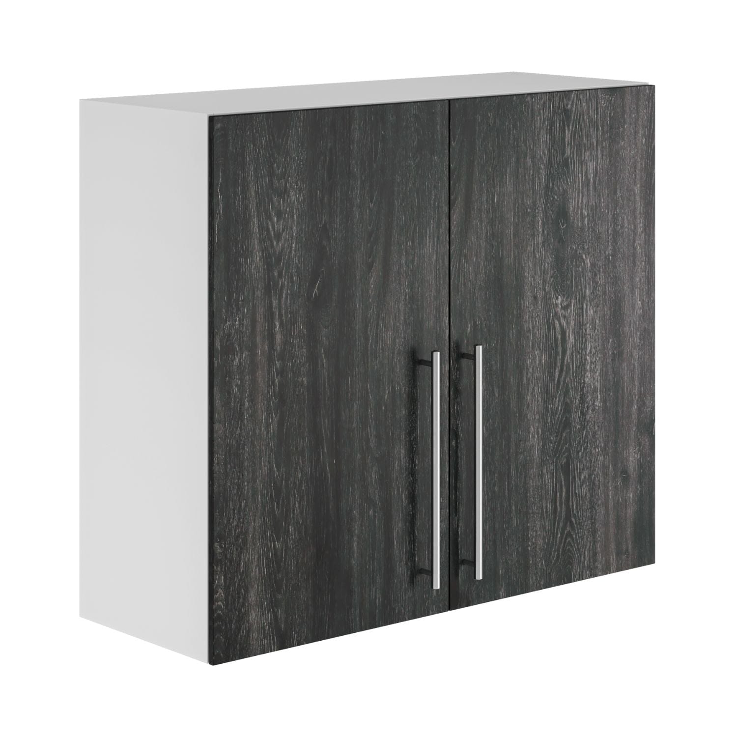 Alterna vaskerom: Overskap B60-80xD30xH72cm m/2 dører Mørk eik / 60cm Alterna Veggskap vaskerom GRO-7012631