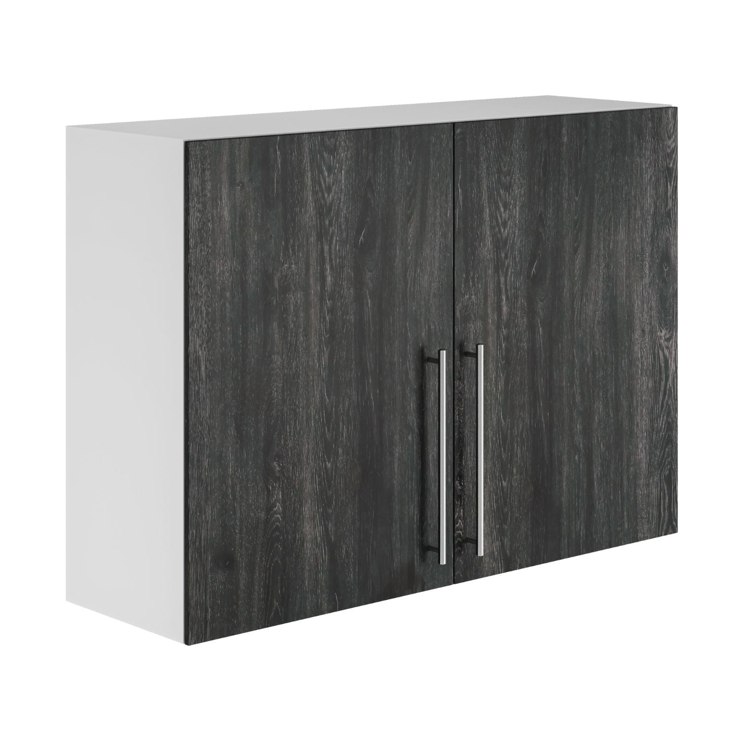 Alterna vaskerom: Overskap B60-80xD30xH72cm m/2 dører Mørk eik / 80cm Alterna Veggskap vaskerom GRO-7012632