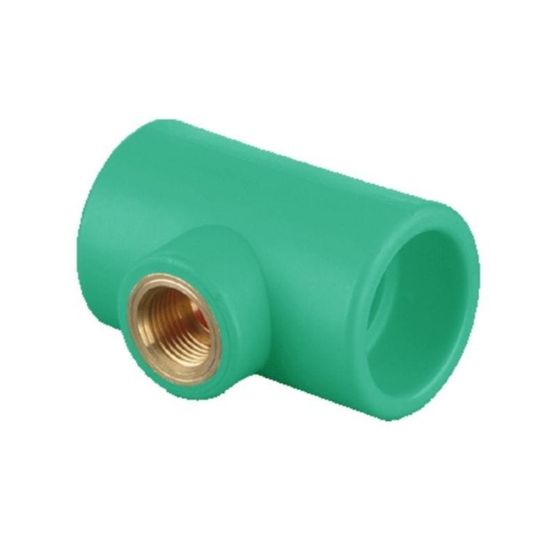 Armaturjonsson Blue pipe / Green pipe og tappevann T-rør med innvendige gjenge 20mmx1/2"x20mm Armaturjonsson PE rør GRO-8755678