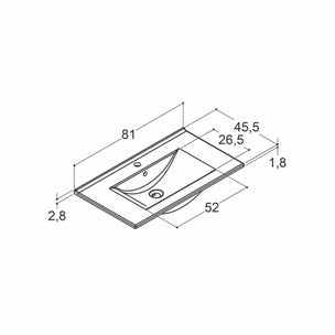 B-vare: Dansani Mido+ Amber Møbelservant