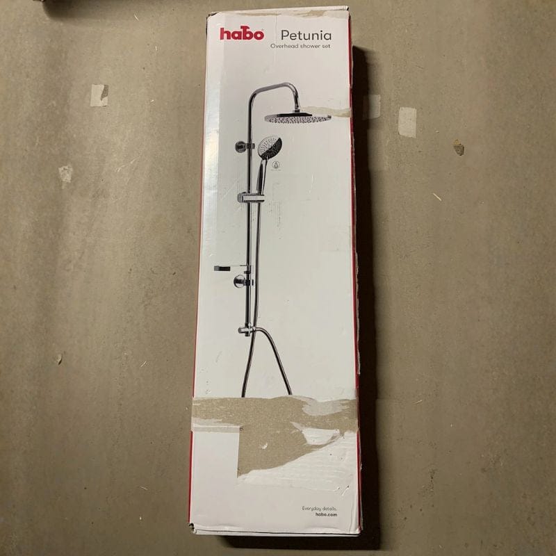 B-vare: Habo Petunia Takdusjsett Krom Krom Habo Dusjsett BV-30023