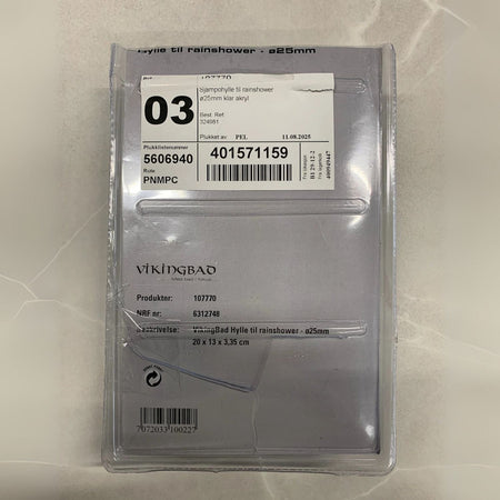 B-vare: VikingBad Sjampohylle Ø25mm