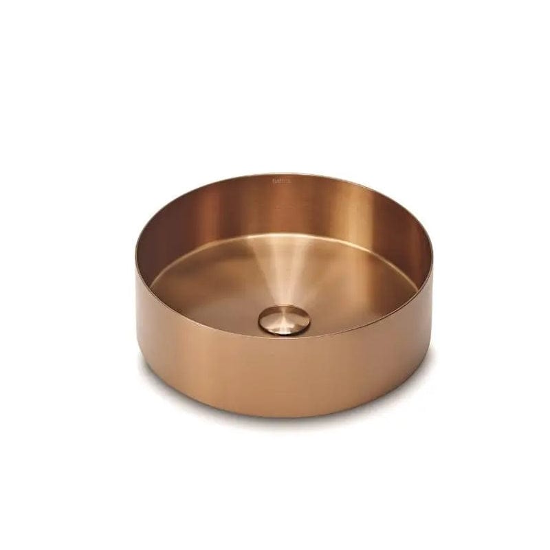 Bathco Detroit Rund Servant Børstet kobber Bathco Bolleservant KO-8341