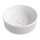 Bathco Wadi Rund Bolleservant Hvit matt Bathco Bolleservant KO-4181