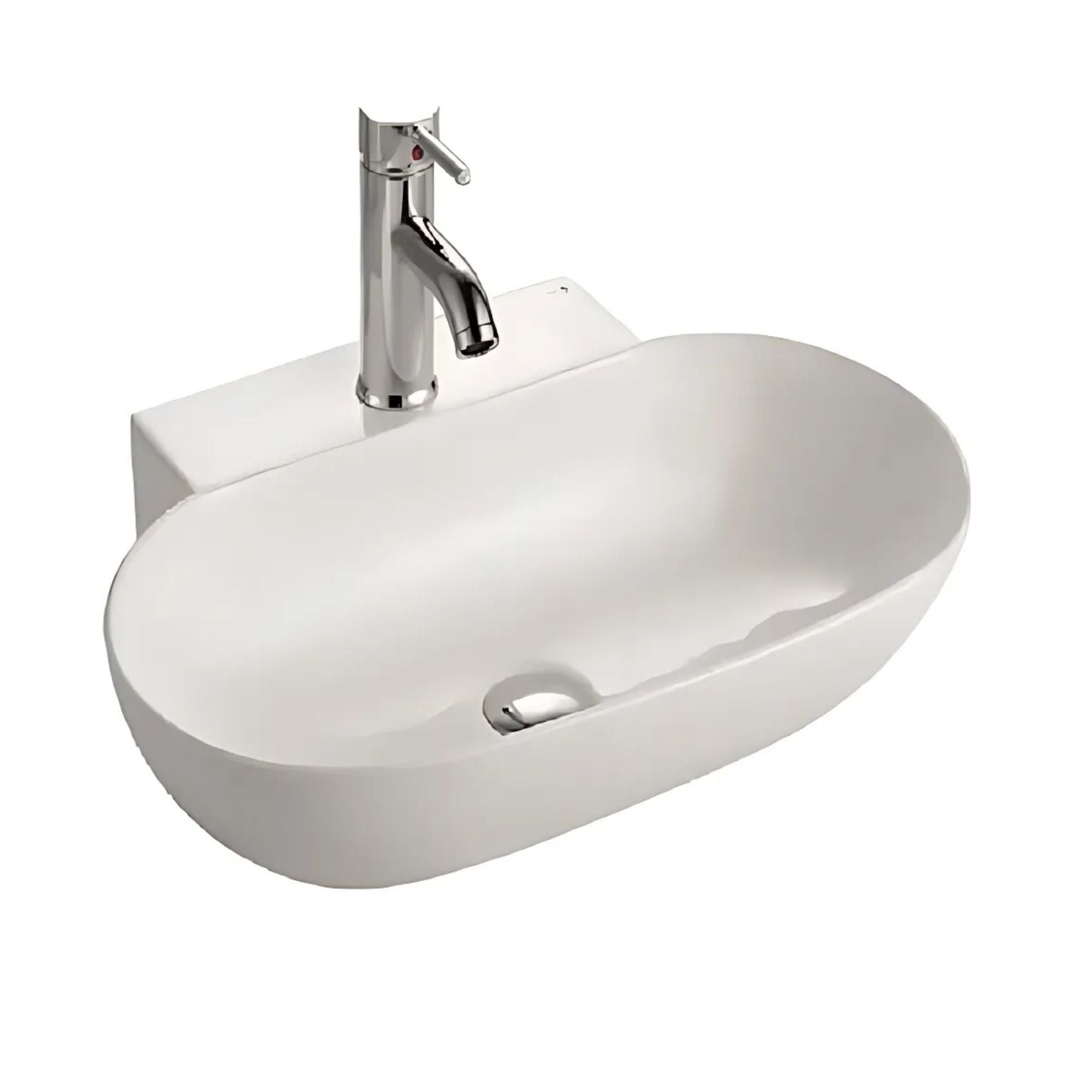 Bathco Zobarzo Vegghengt Porselensservant Hvit Bathco Bolleservant KO-7020