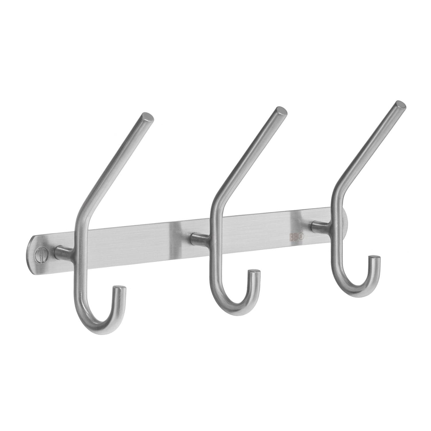 Beslagsboden 1003 Kroklist 3 Hattekroker Rustfritt stål Beslagsboden Knagger hus SM-B1003