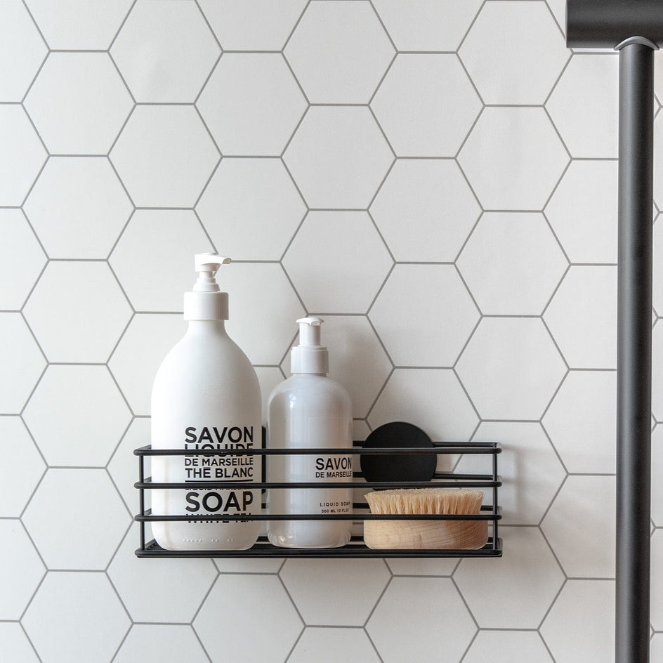 Beslagsboden 1200 Dusjkurv selvklebende Beslagsboden Dusjhylle