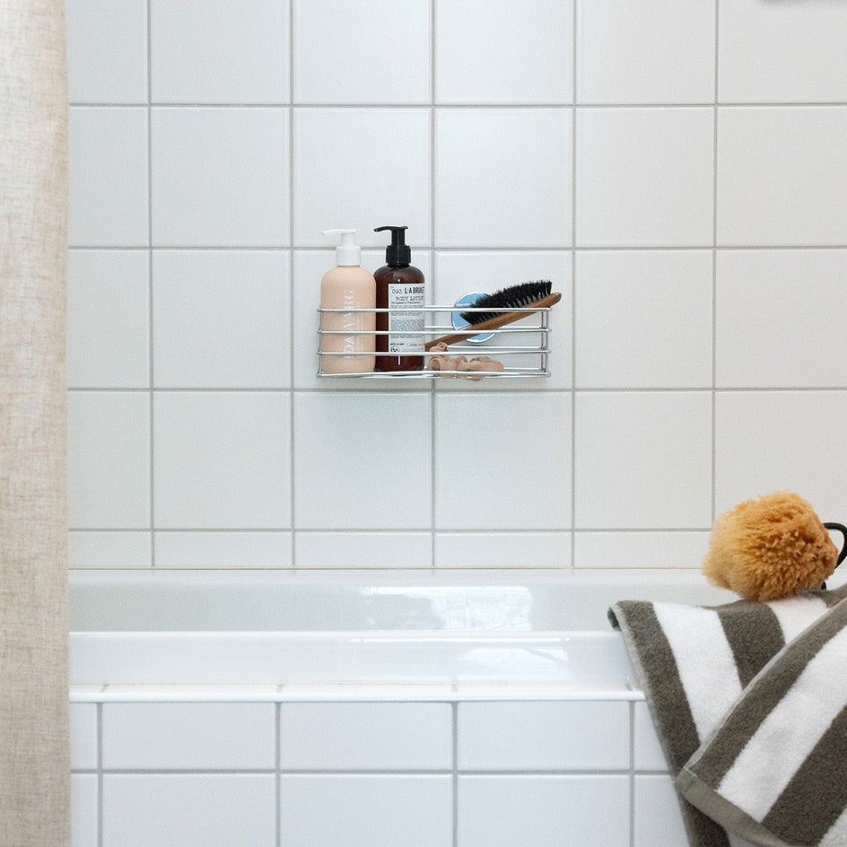 Beslagsboden 1200 Dusjkurv selvklebende Beslagsboden Dusjhylle