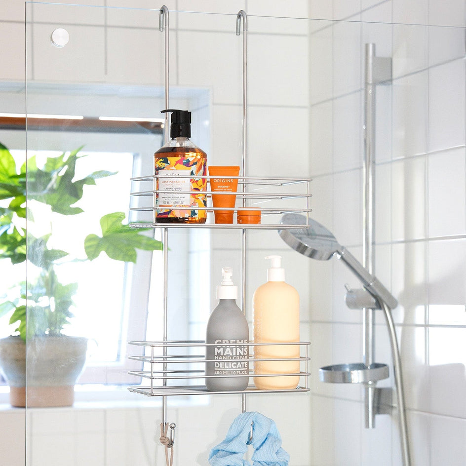 Beslagsboden 1211 dusjkurv i 2 plan Krom Krom Beslagsboden Dusjhylle SM-B1211