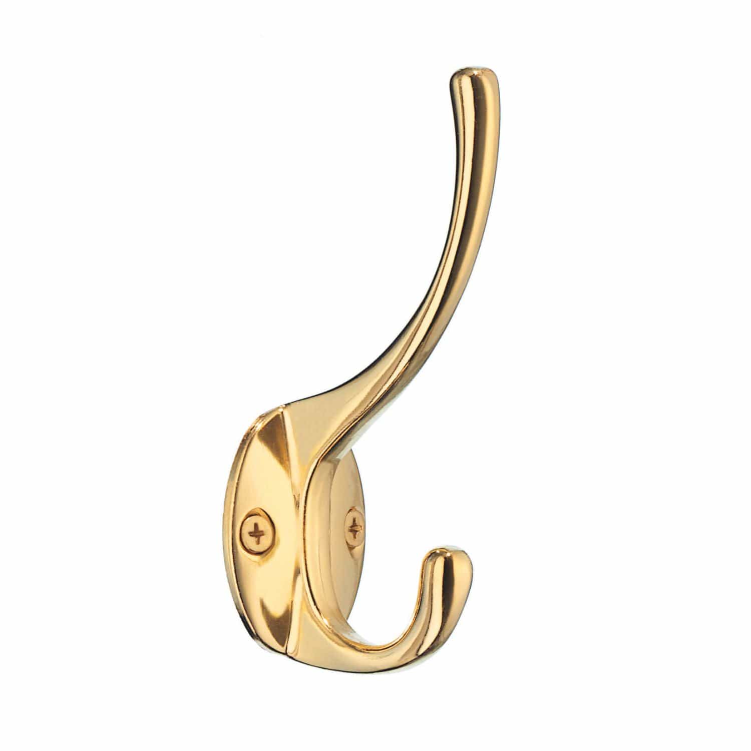 Beslagsboden 247 Hattekrok Messing Beslagsboden Knagger hus SM-B247