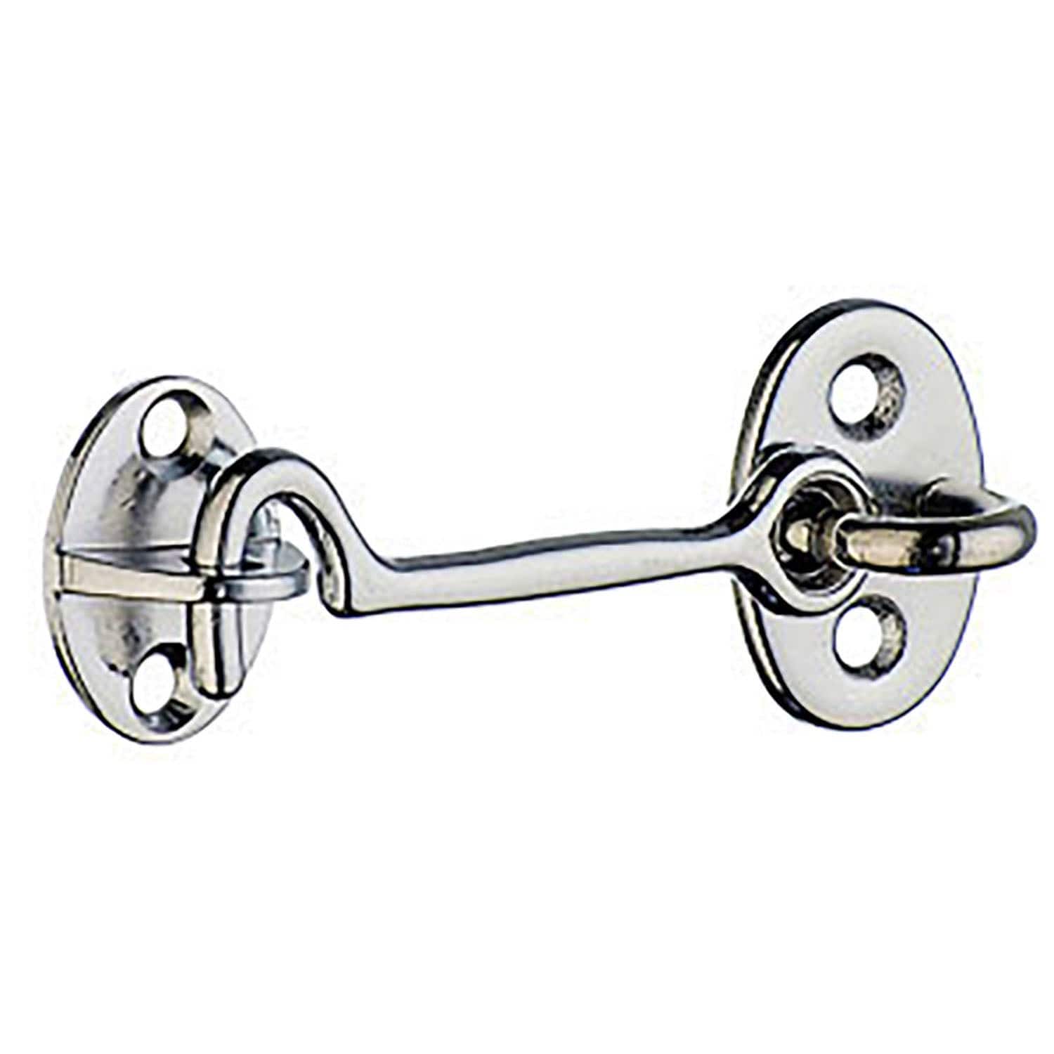 Beslagsboden 295/296 Hasp Børstet krom / 75mm Beslagsboden Dørhåndtak SM-BK295