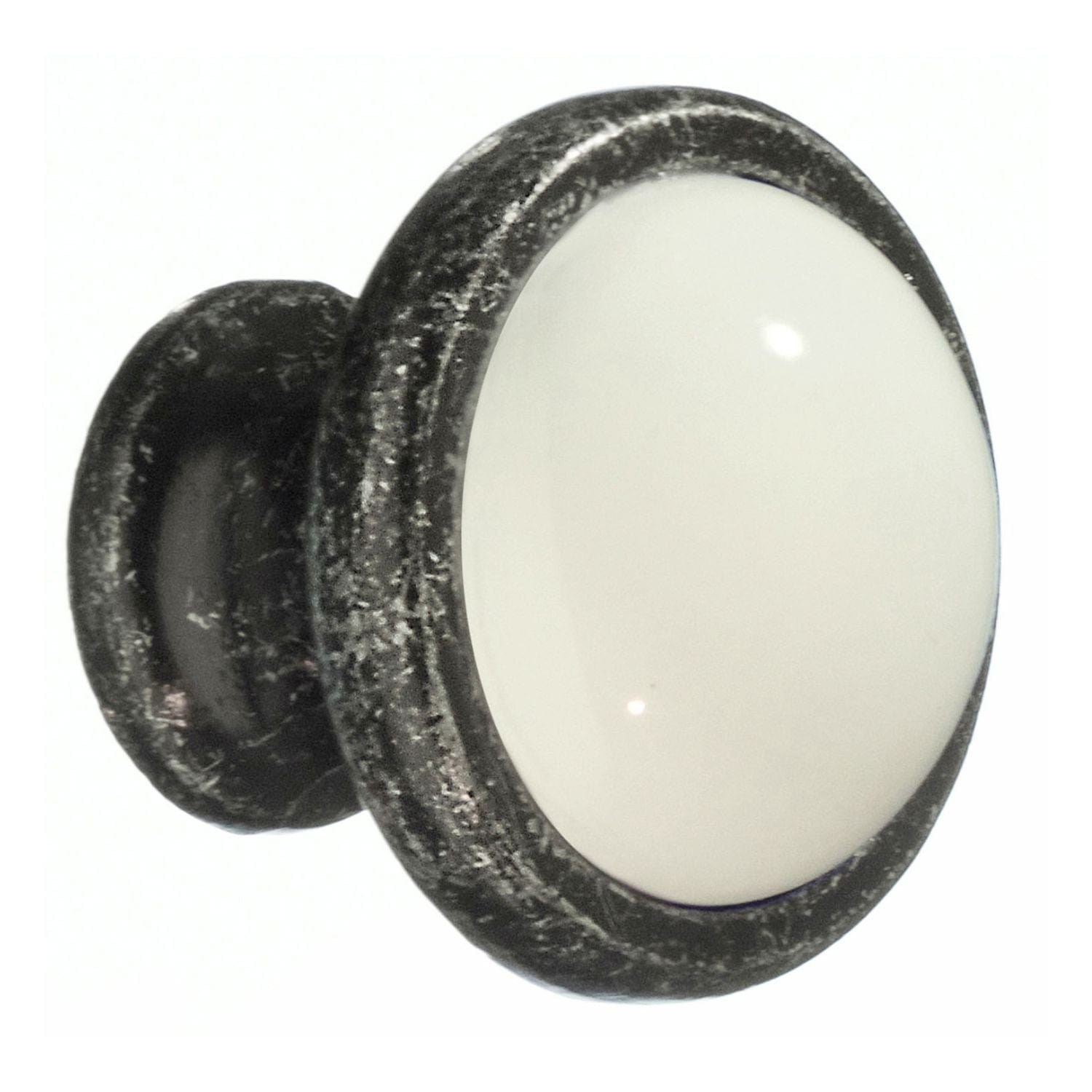 Beslagsboden 430 Knott Fortinnet/hvit Beslagsboden Knotter og håndtak SM-BG430