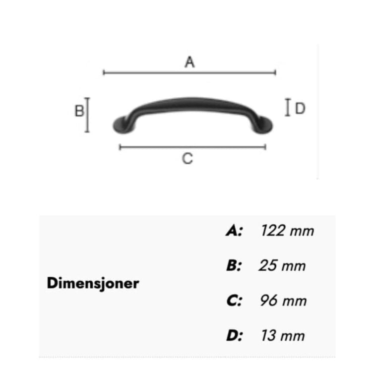 Beslagsboden 632 Håndtak