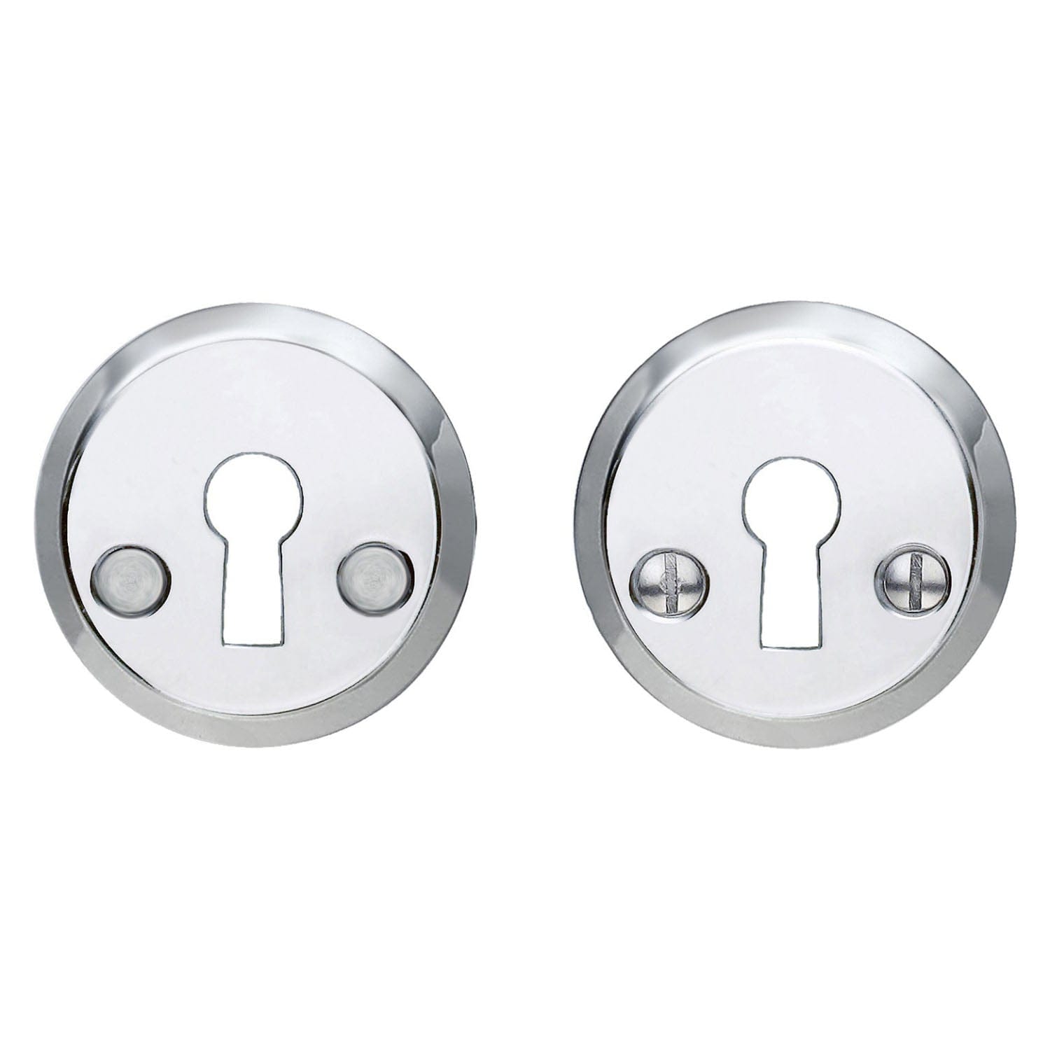 Beslagsboden Basic 720 Nøkkelskilt Polert nikkel Beslagsboden Dørhåndtak innerdør SM-B720