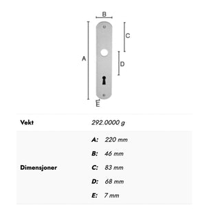 Beslagsboden Basic 894 Langskilt