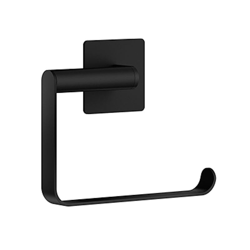 Beslagsboden Cube 441  toalettpapirholder - selvklebende Svart Beslagsboden Toalettrullholder SM-BB441