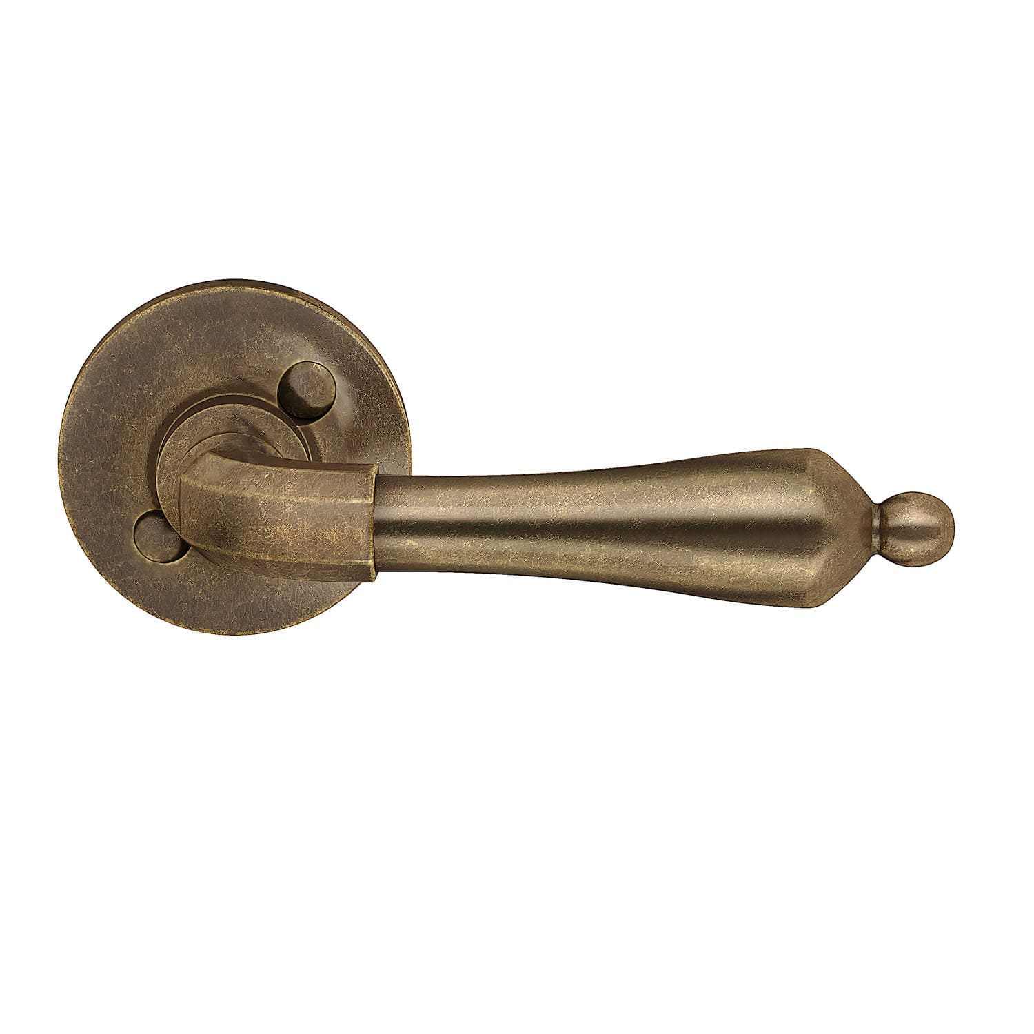 Beslagsboden Design 153 Ytterdørvridere Antikk messing Beslagsboden Dørhåndtak ytterdør SM-B153A