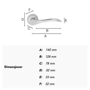Beslagsboden Design 154 Ytterdørvridere