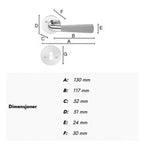 Beslagsboden Design 875 Innedørvridere
