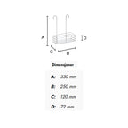 Beslagsboden Dusjkurv for dusjbatteri