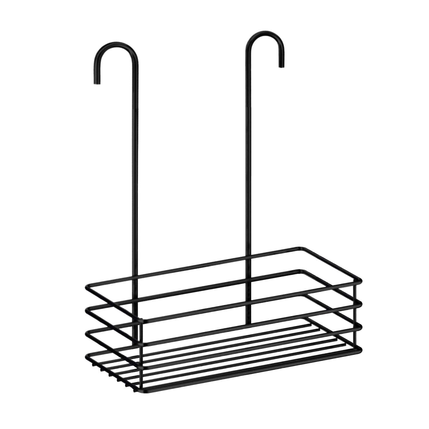 Beslagsboden Dusjkurv for dusjbatteri Svart matt Beslagsboden Dusjhylle SM-BB1217