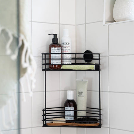 Beslagsboden Dusjkurv Hjørne i 2 Plan selvklebende