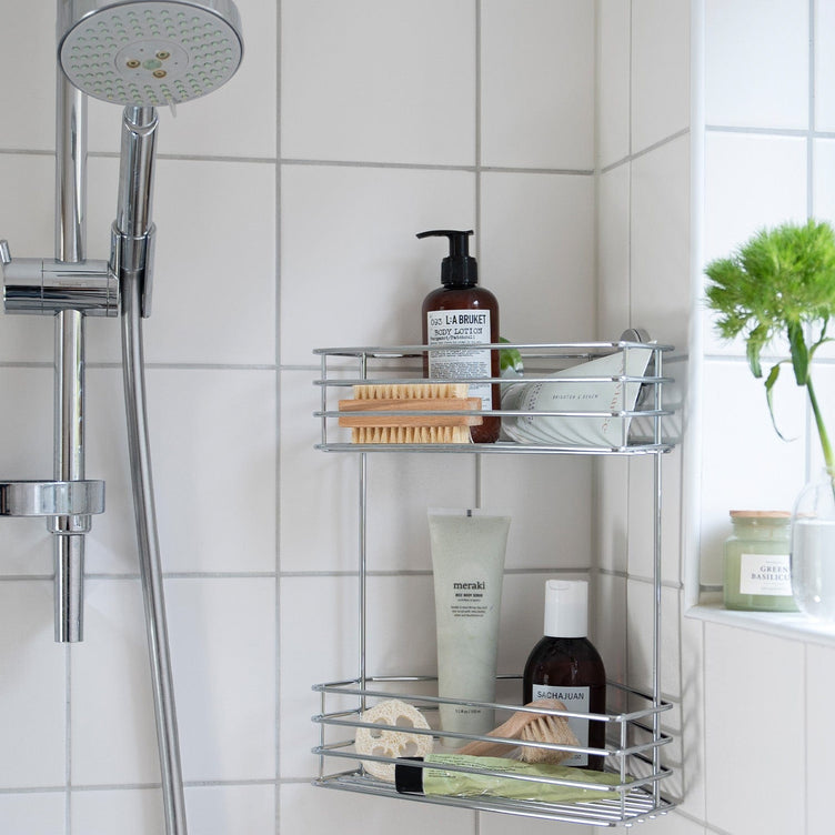 Beslagsboden Dusjkurv Hjørne i 2 Plan selvklebende