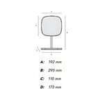 Beslagsboden Glow 576 Sminkespeil på fot