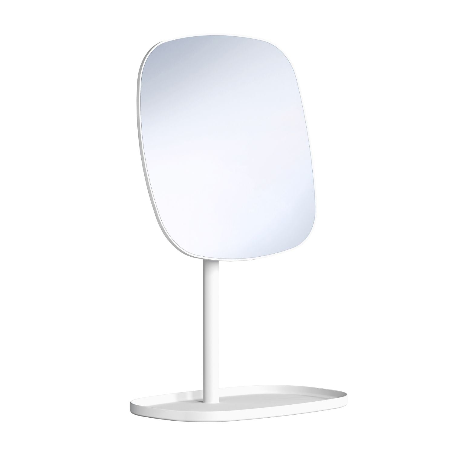 Beslagsboden Glow 576 Sminkespeil på fot Hvit matt Beslagsboden Sminkespeil SM-BX576