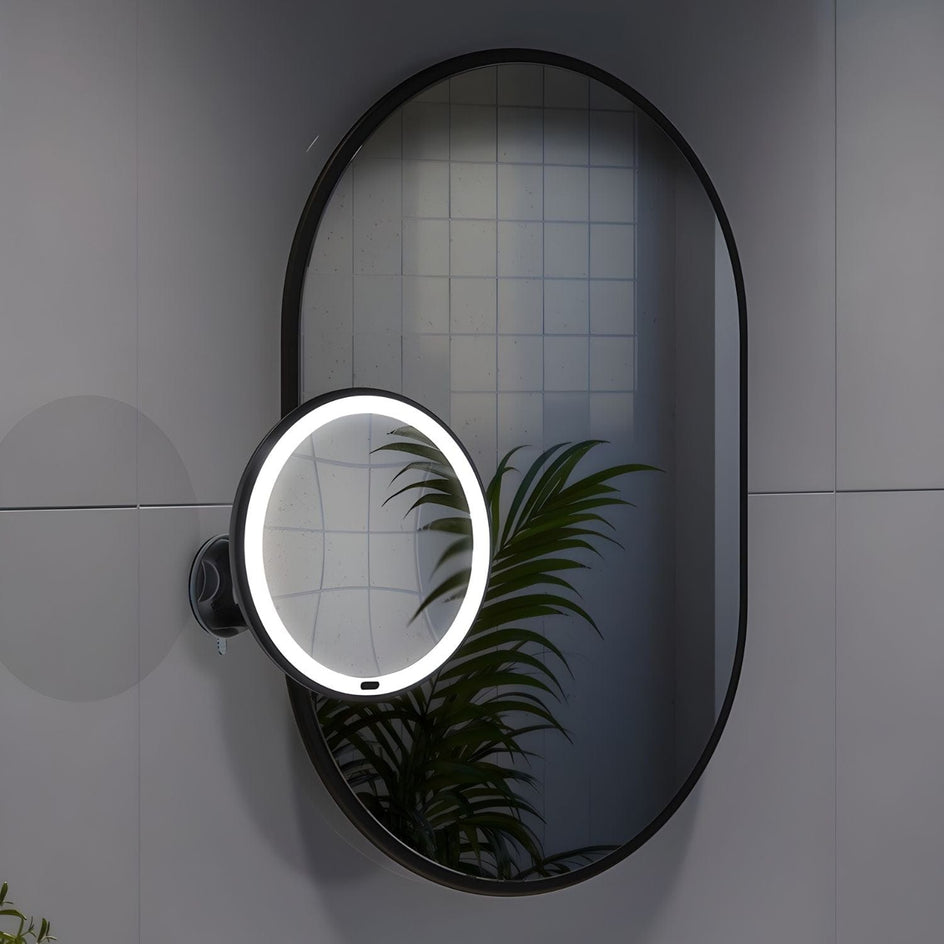 Beslagsboden Glow 630 Sminkespeil LED med sugekopp Beslagsboden Sminkespeil