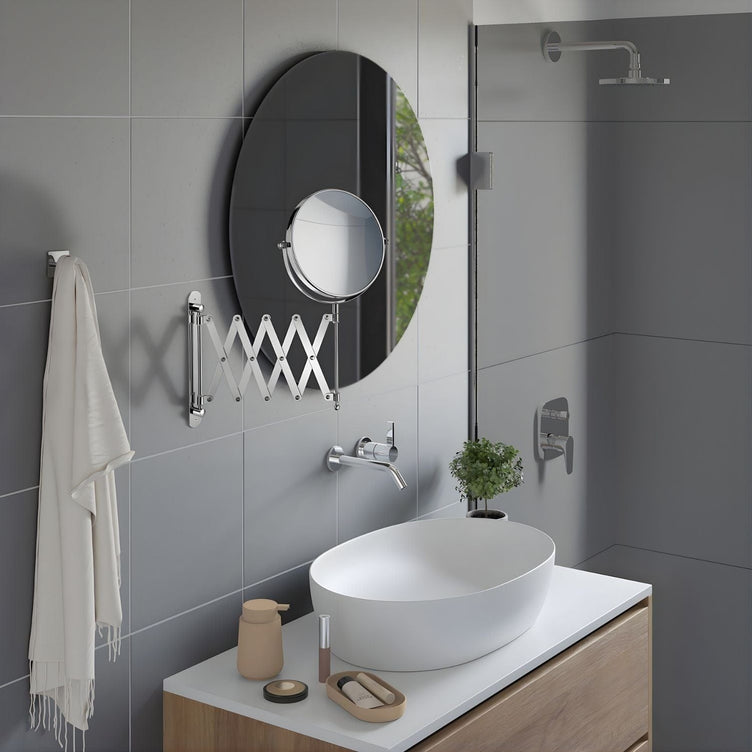 Beslagsboden Glow 632 Sminkespeil med uttrekkbar arm