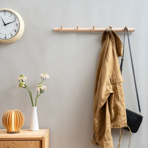 Beslagsboden Hallway Kroklist 5 kroker - Horisontal