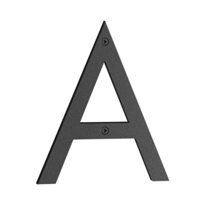 Beslagsboden Nordic Husbokstav H16cm Svart / A Beslagsboden Husnummer SM-BB790