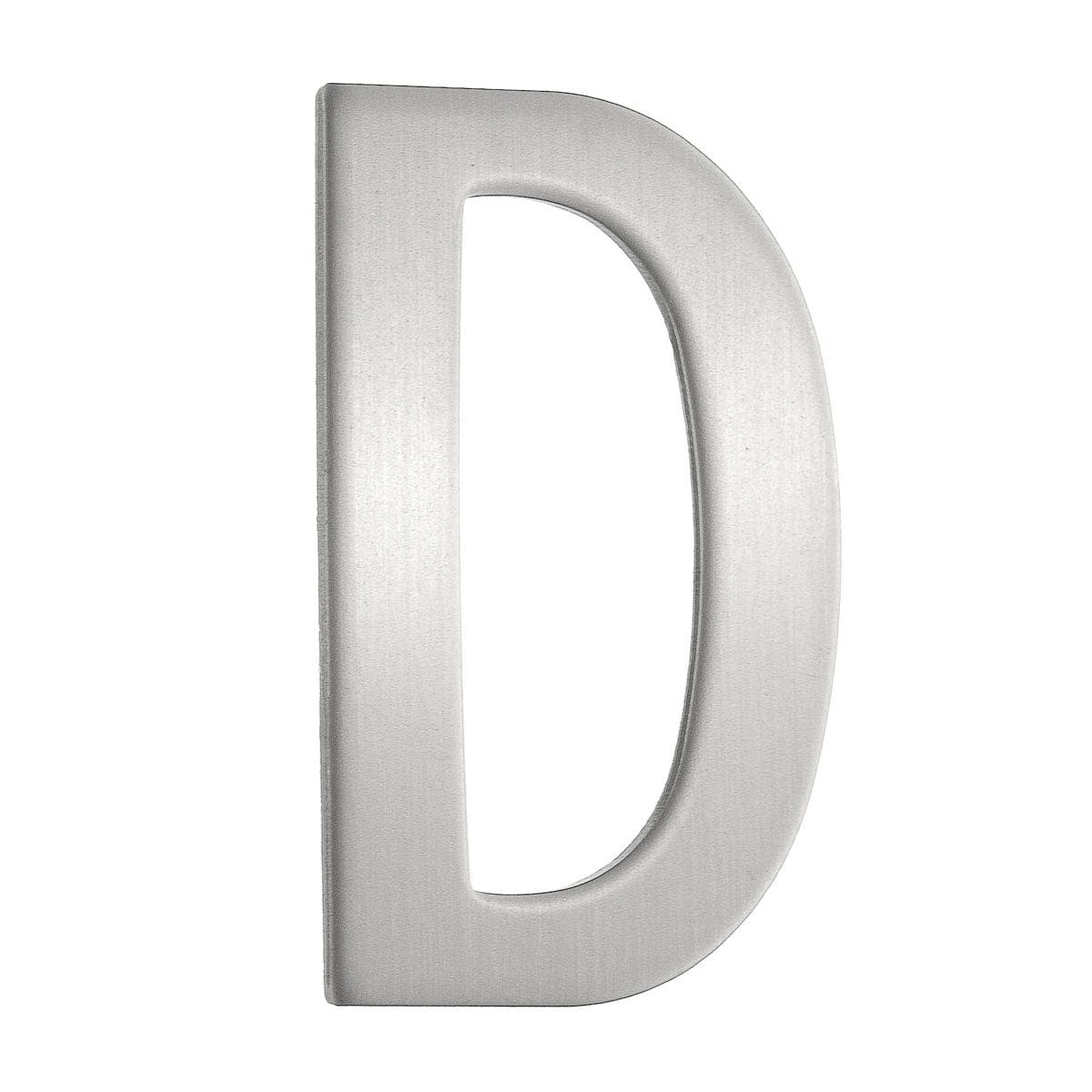 Beslagsboden Rustfri Postkassebokstav Børstet stål / D Beslagsboden Postkassenummer SM-B993