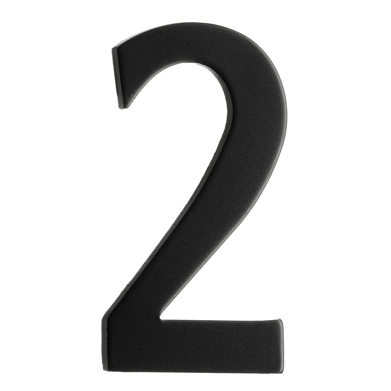 Beslagsboden Rustfri Postkassenummer H5cm Svart / 2 Beslagsboden Postkassenummer SM-BB982