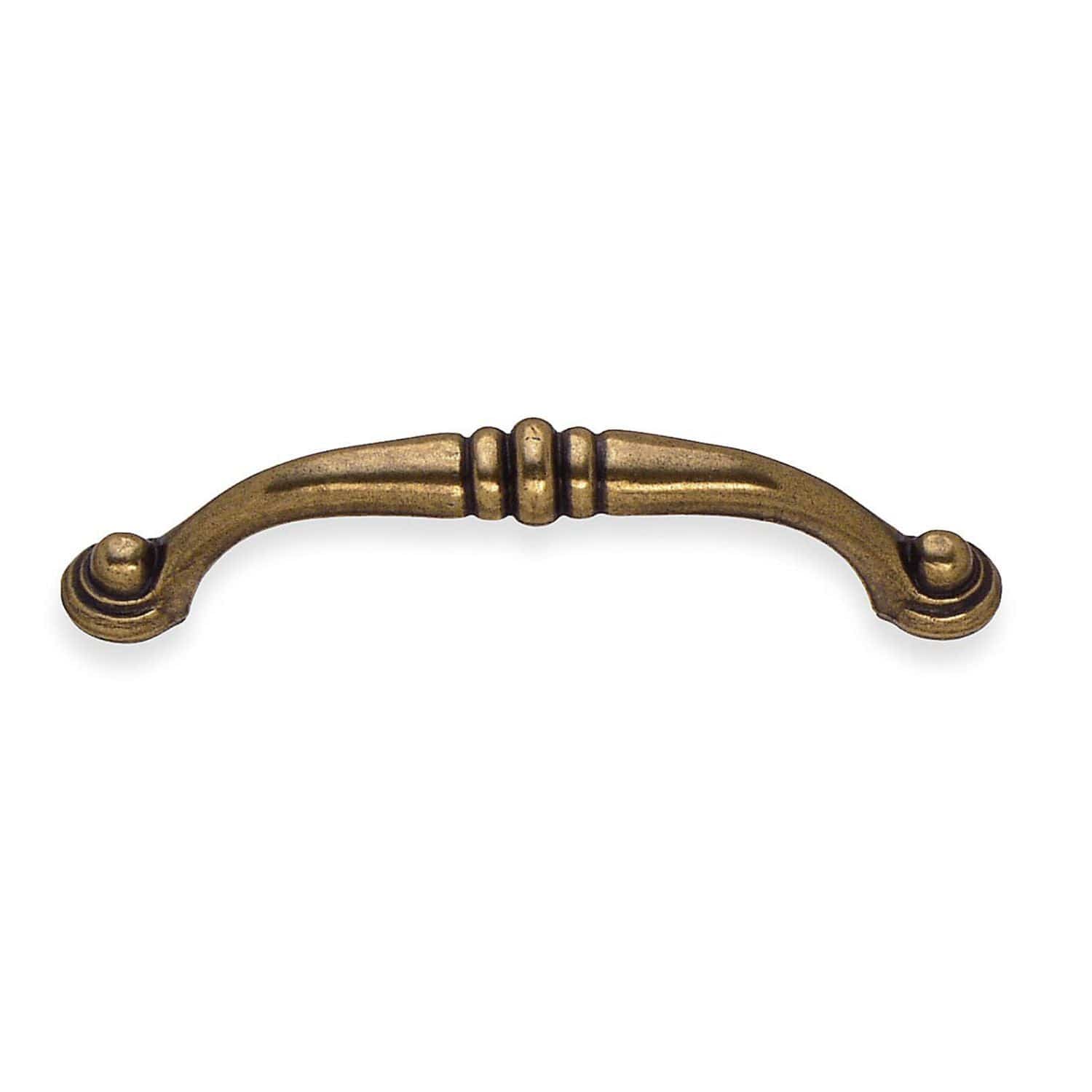 Beslagsboden Skuffehåndtak 96mm Antikk messing Beslagsboden Knotter og håndtak SM-B542