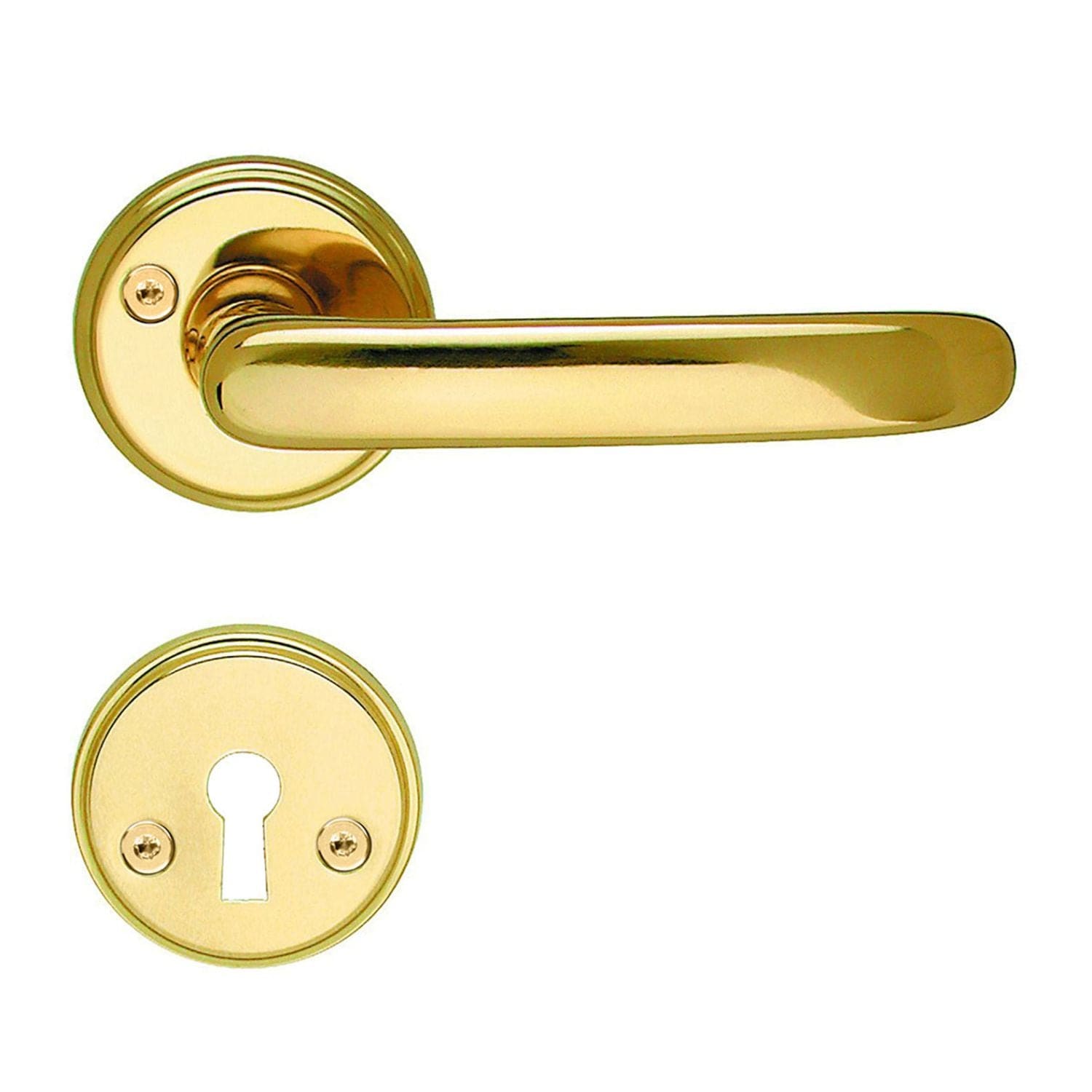 Beslagsboden Spar 249 Innedørvridere Messing Beslagsboden Dørhåndtak innerdør SM-B249PNS