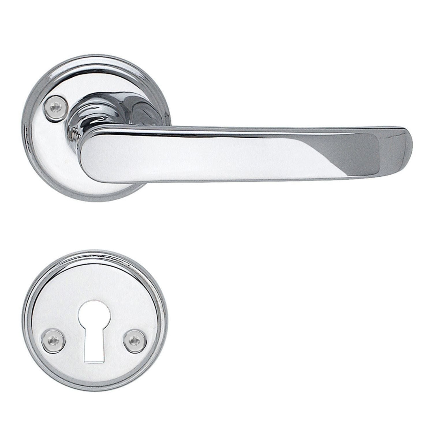 Beslagsboden Spar 249 Innedørvridere Polert krom Beslagsboden Dørhåndtak innerdør SM-B249KNS