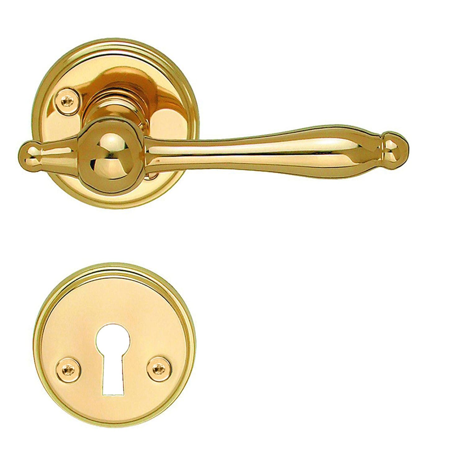 Beslagsboden Spar 274 Innedørvridere Messing Beslagsboden Dørhåndtak innerdør SM-B274PNS