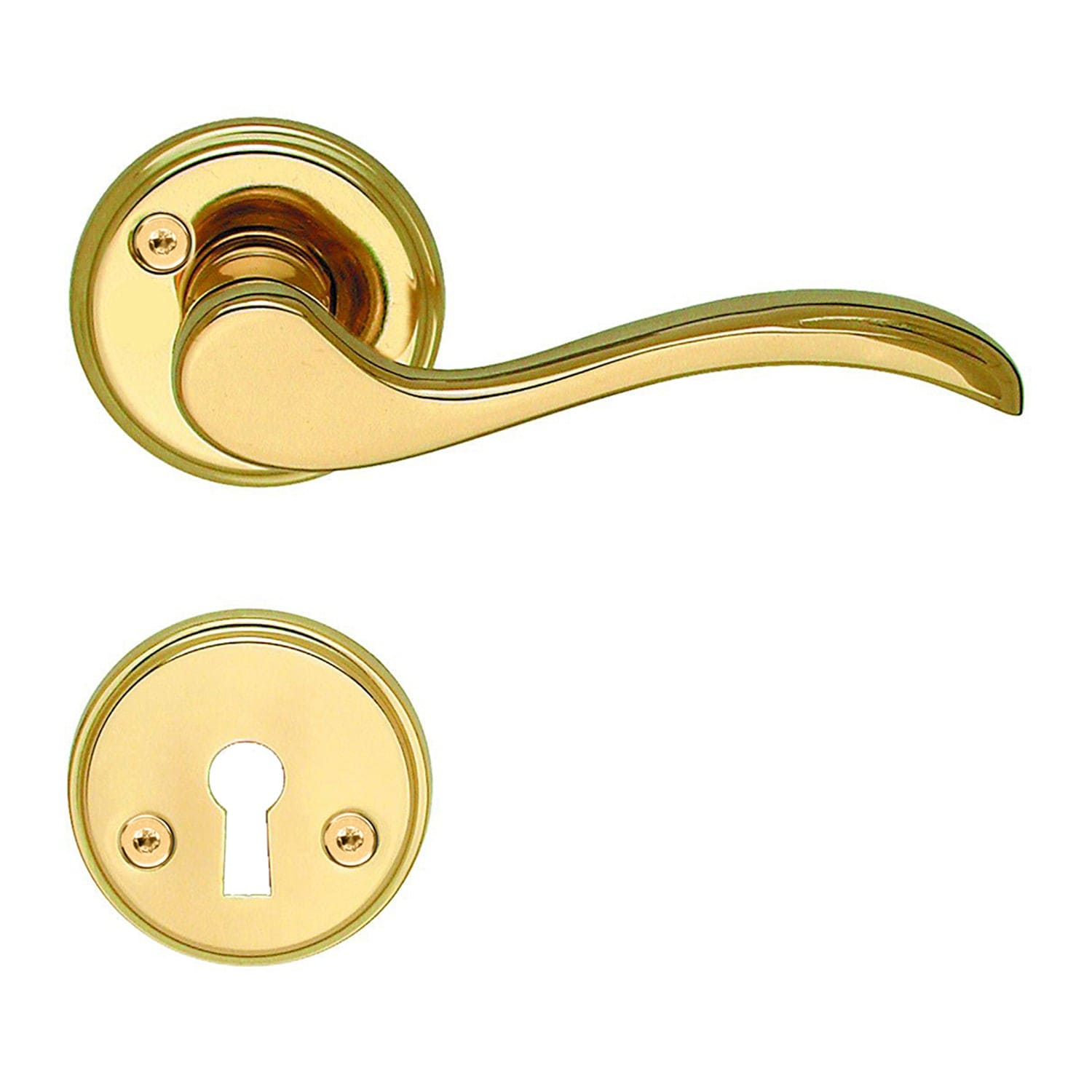 Beslagsboden Spar 276 Innedørvridere Messing Beslagsboden Dørhåndtak innerdør SM-B276PNS