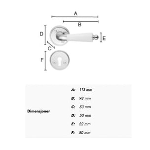 Beslagsboden Spar 279 Innedørvridere