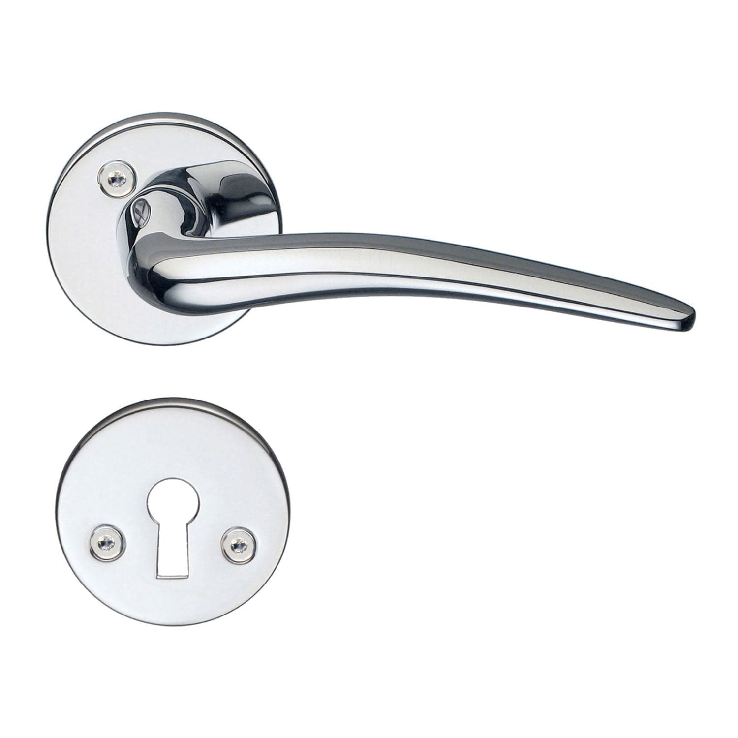 Beslagsboden Spar 284 Innedørvridere Polert krom Beslagsboden Dørhåndtak innerdør SM-B284KNS